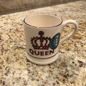 NWT Emma Bridgewater “Queen” 1/2 pint mug